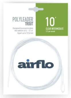 Airflo Trout 10' Polyleader -Rod Flyer Sales 10 intermediate
