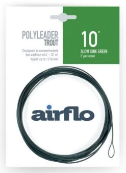 Airflo Trout 10' Polyleader -Rod Flyer Sales 10 slow slink