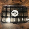 Fly Fish Food Logo Fly Box, Ultra Clear 18 Compartments - Large