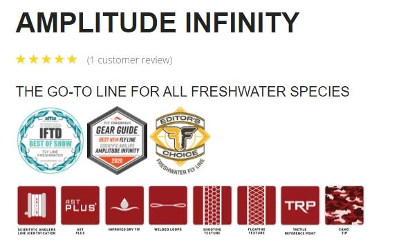 Scientific Anglers Amplitude Infinity Fly Line 5 Scientific Anglers Amplitude Infinity Fly Line - Image 3