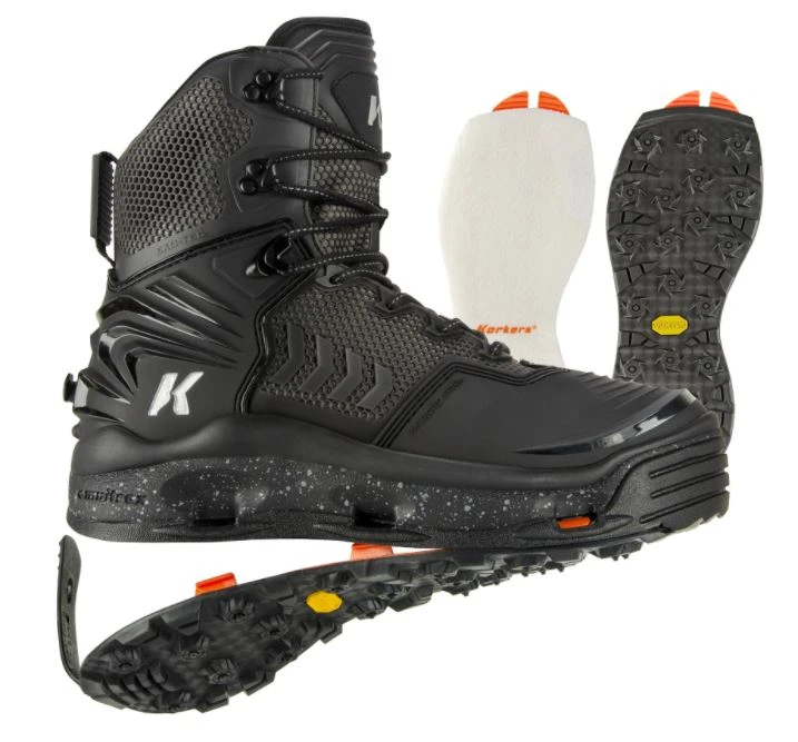 Korkers River Ops Wading Boot - Felt And Vibram Soles 3 Korkers River Ops Wading Boot - Felt And Vibram Soles