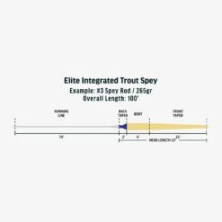 Rio - Elite Integrated Trout Spey Fly Line -Rod Flyer Sales SP Elite Integrated Trout Spey fly line taper