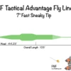 FNF Tactical Advantage Line - Sneaky Tip Fast (1.5 Ips) 1 FNF Tactical Advantage Line - Sneaky Tip Fast (1.5 Ips) -Rod Flyer Sales snaekyf2